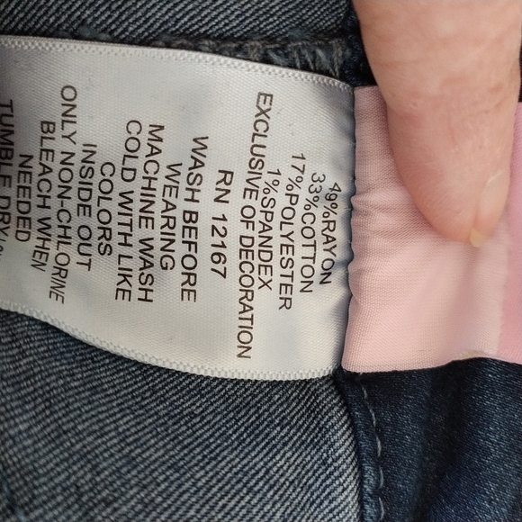 Laurie Felt Silky Ankle Skinny Leggings Jeans 3X - Picture 11 of 11